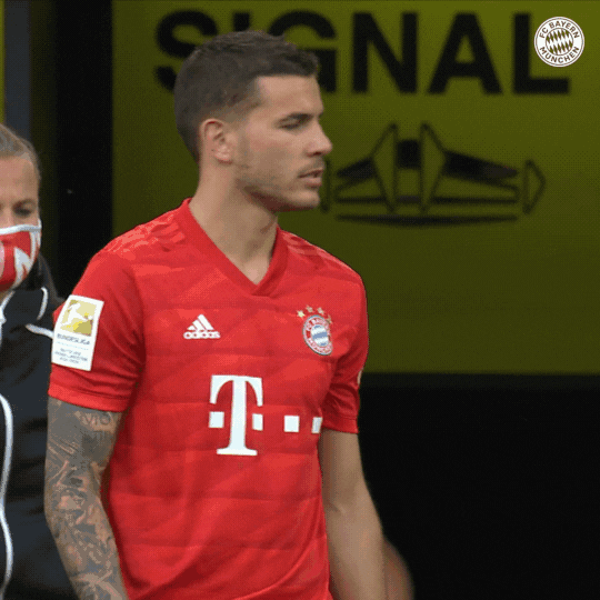 Happy Lucas Hernandez GIF by FC Bayern Munich