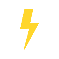 Sparkle Lightning Sticker by Commonspace Collective