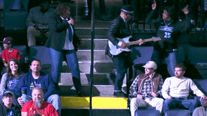 rock and roll lol GIF by NBA