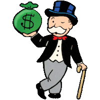 Richie Rich Wink Sticker by Eden Fine Art Gallery