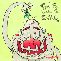 Christmas Kiss GIF by Animation Domination High-Def