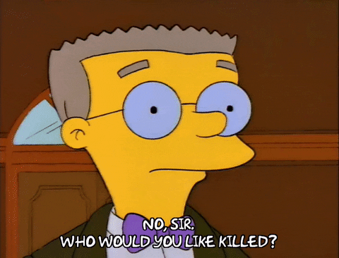Speaking Season 3 GIF by The Simpsons