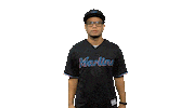 fun baseball Sticker by Miami Marlins