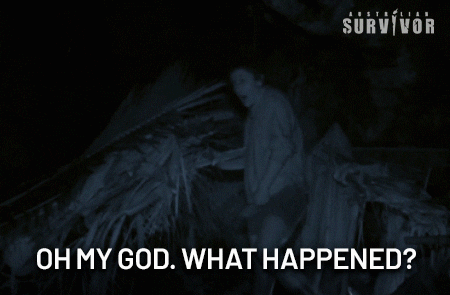 Oh My God Wtf GIF by Australian Survivor