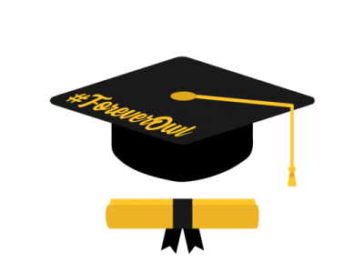 Graduation Cap Sticker by Kennesaw State University