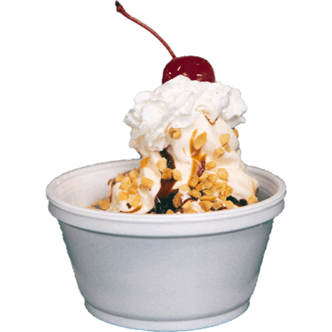 Ice Cream Sundae Sticker by DollNBurgers