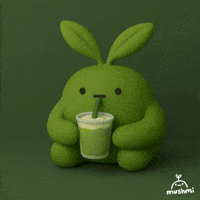 Latte Matcha GIF