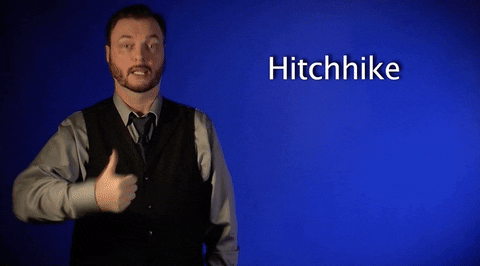 sign language hitchhike GIF by Sign with Robert
