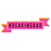 Deakingrad Sticker by Deakin University