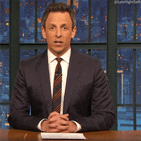 scared seth meyers GIF by Late Night with Seth Meyers