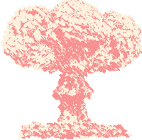 Boom Mushroom Cloud Sticker by Dutch Tulips