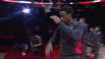 Toronto Raptors Hug GIF by NBA