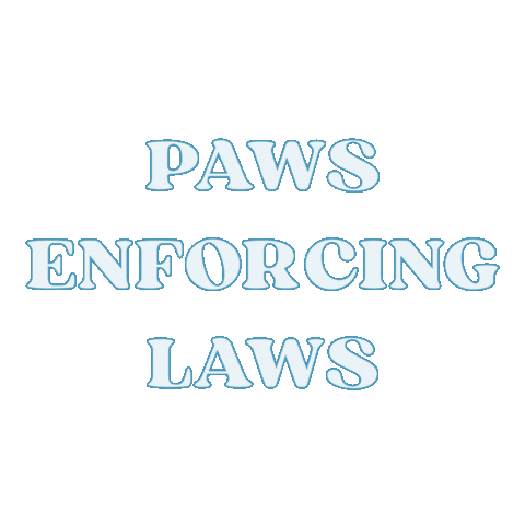 Law Enforcement Dog Sticker by PORACalifornia