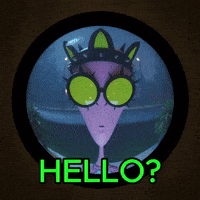 Knock Knock Hello GIF by Lonely Aliens