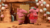 stop motion clangers GIF