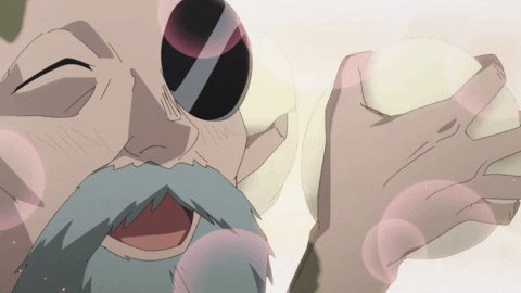 EnterTheHero giphyupload anime dough groping GIF