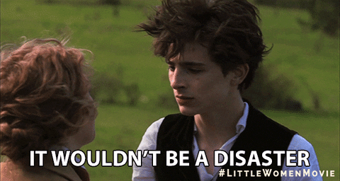 Timothee Chalamet Disaster GIF by LittleWomen
