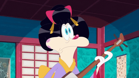 japan fight GIF by Oggy and the Cockroaches