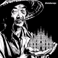 Milan Cathedral Monk GIF