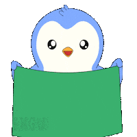 Space Holding Sticker by Pudgy Penguins