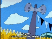 Season 4 Air Horn GIF by The Simpsons
