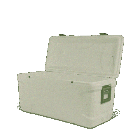 JosieSal giphyupload weekend vibes igloo ice chest Sticker