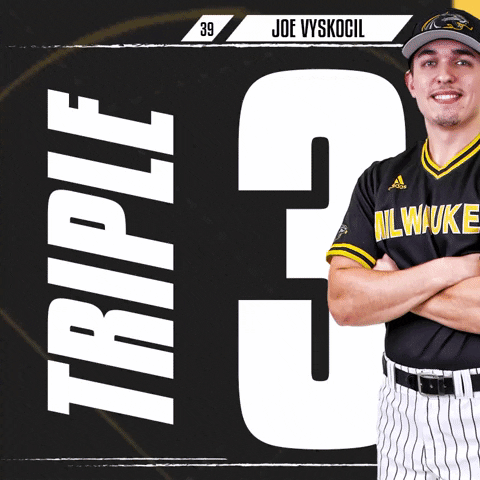 Baseball GIF by Milwaukee Panthers