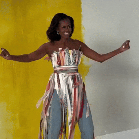 Happy Michelle Obama GIF by Respective
