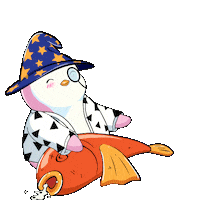 Happy Big Fish Sticker by Pudgy Penguins