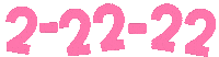 February 22 Pink Sticker