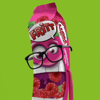 LudwigSchokolade pink glasses really nerd GIF