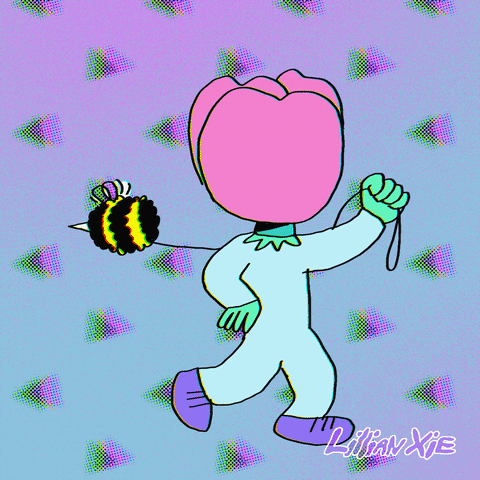 Flower 90S GIF by Lillian Xie