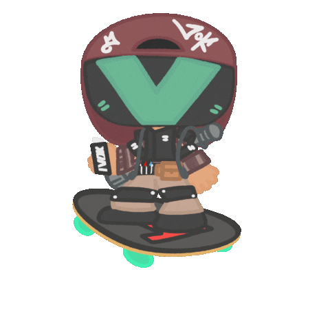 Skating Skate Board Sticker