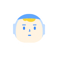 Shocked Astronaut Sticker by Snapask