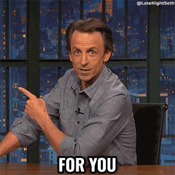 Pointing At You Seth Meyers GIF by Late Night with Seth Meyers