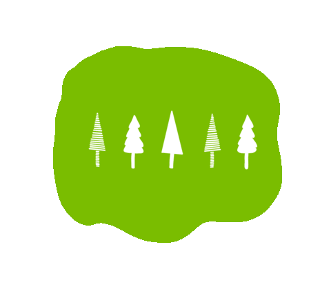 Wald Camping Sticker by Reiseausschnitte
