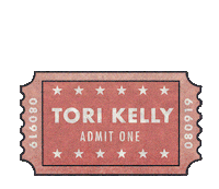 film ticket Sticker by Tori Kelly