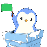 Go Ahead Sticker by Pudgy Penguins