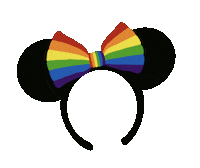 CheekyBeansStudios mickey ears minnie ears mouse ears cheeky beans studios Sticker