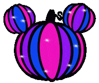 Disneyland Paris Pumpkin Sticker