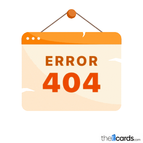 Connection Lost Oops Sticker by TheEcards.com