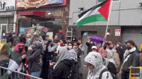 Pro-Palestinian Crowd Gathers in Queens for Nakba Day