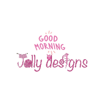 Happy Good Morning Sticker by Jolly Designs