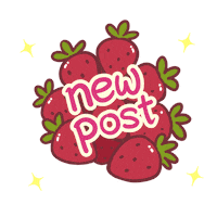 New Post Sparkle Sticker