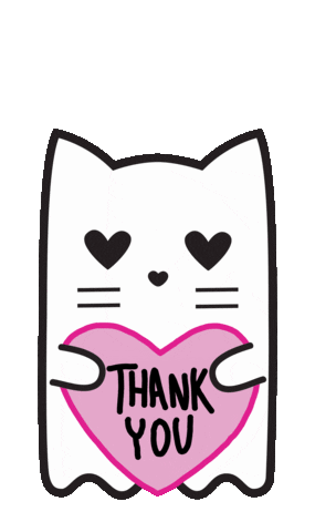 Hello Kitty Thank You Sticker by SpoopyDrws