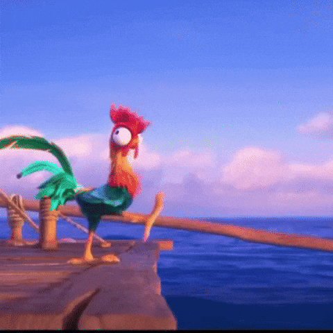 Katzlei drop moana vaiana fall off GIF