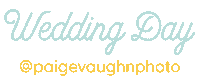 Pvp Wedding Day Sticker by Paige Vaughn Photo