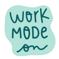 Working Work From Home Sticker by dani samudio