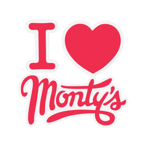 Heart Vegan Sticker by Monty's Good Burger