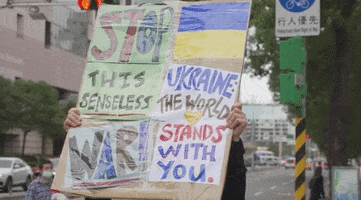 Protest Ukraine GIF by GIPHY News